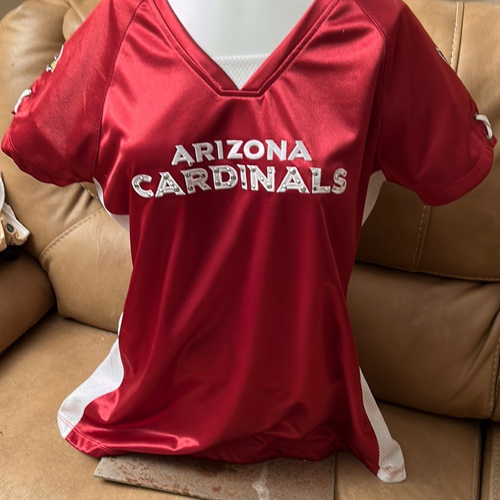 Women’s large Arizona Cardinals jersey by NFL team apparel
